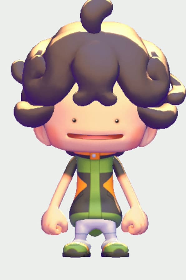 Curly hairstyle in Pokémon Pokopia