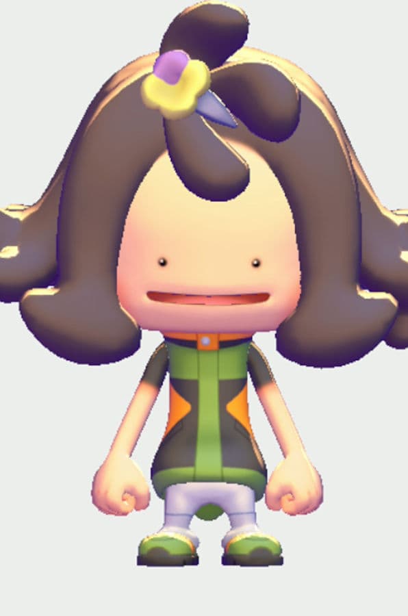 Fluffy hairstyle in Pokémon Pokopia