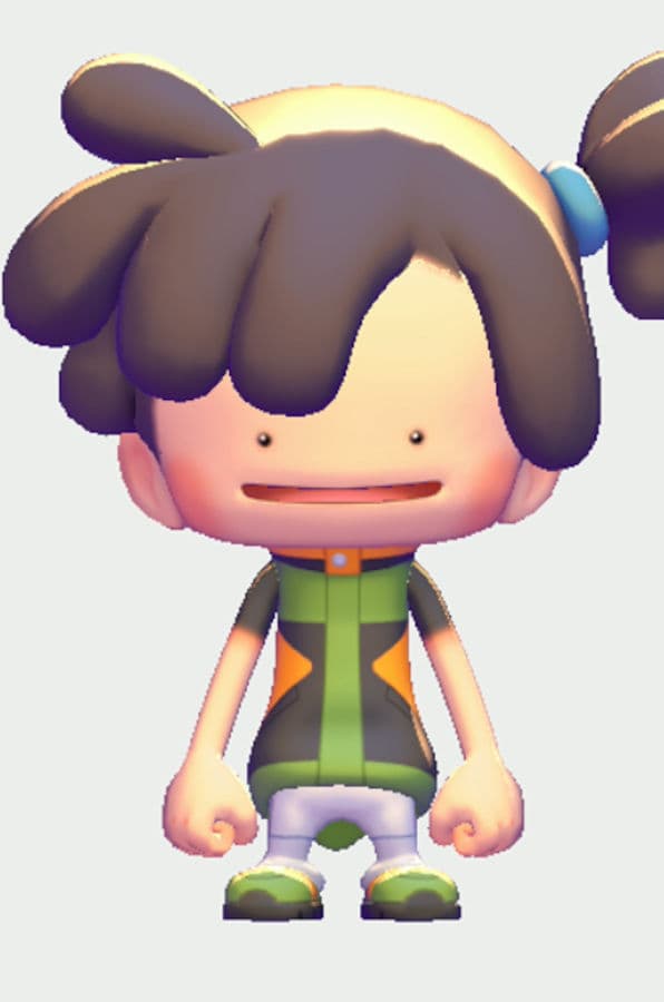 Mermaid hairstyle in Pokémon Pokopia