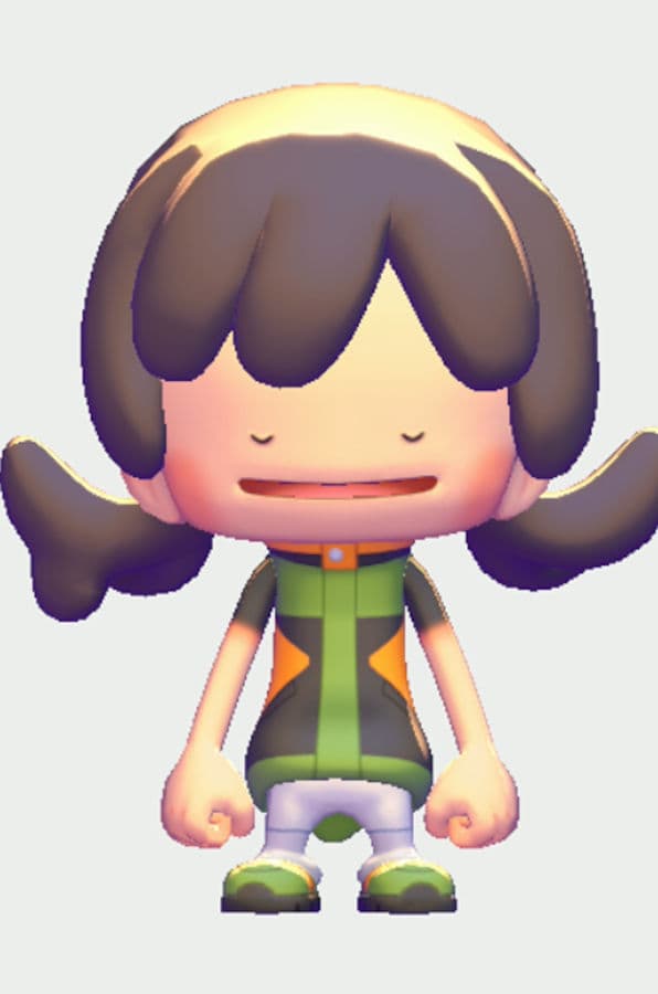 Winged Pigtails hairstyle in Pokémon Pokopia
