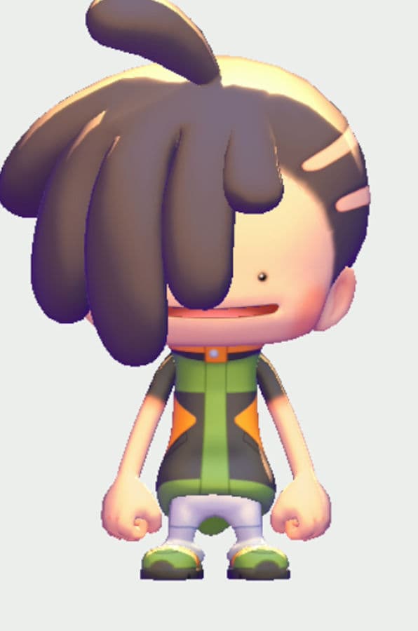 Long Bangs hairstyle in Pokémon Pokopia