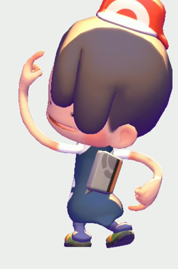 Red Hat cosmetic in Pokémon Pokopia