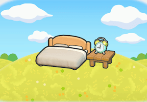 Alarm clock sleep zone