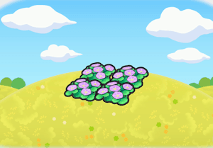 Breezy flower bed habitat — attracts 3 Pokémon in Pokopia