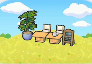 Café space habitat — attracts 2 Pokémon in Pokopia