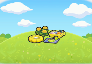 Dandelion lunchtime habitat — attracts 1 Pokémon in Pokopia