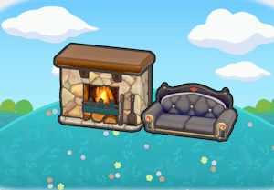 Fireplace nap spot habitat — attracts 2 Pokémon in Pokopia