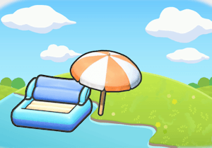 Floating in the shade