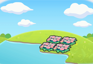 Hydrated flower bed habitat — attracts 2 Pokémon in Pokopia