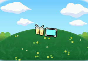 Lazy-photo album scrolling habitat — attracts 1 Pokémon in Pokopia