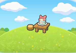 Lovely ribbon cake habitat — attracts 1 Pokémon in Pokopia