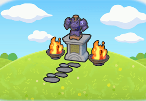 Malicious knight's shrine habitat — attracts 1 Pokémon in Pokopia