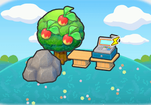 Nature's market habitat — attracts 1 Pokémon in Pokopia