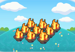 Nine flames habitat — attracts 1 Pokémon in Pokopia