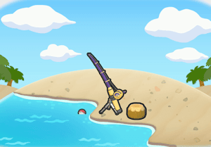 Ocean fishing spot habitat — attracts 2 Pokémon in Pokopia