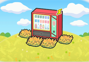 Overgrowth vending machine habitat — attracts 1 Pokémon in Pokopia