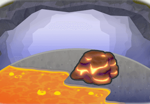 Piping-hot lava habitat — attracts 2 Pokémon in Pokopia
