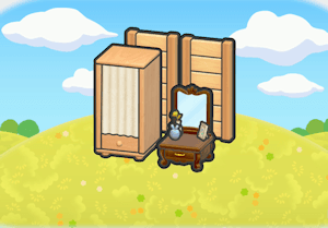 Private makeup stand habitat — attracts 2 Pokémon in Pokopia