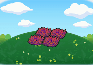 Red tall grass habitat — attracts 5 Pokémon in Pokopia