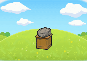 Sail Fossil display habitat — attracts 1 Pokémon in Pokopia