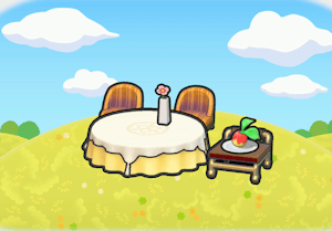 Tableside delivery cart habitat — attracts 1 Pokémon in Pokopia
