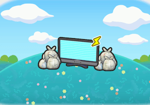 Trash site TV habitat — attracts 2 Pokémon in Pokopia