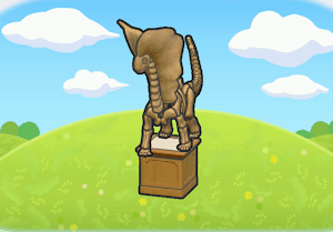 Tundra fossil display habitat — attracts 1 Pokémon in Pokopia
