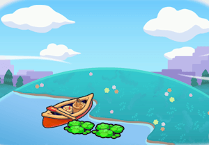 Waterside dinghy habitat — attracts 1 Pokémon in Pokopia