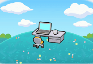 Work desk habitat — attracts 1 Pokémon in Pokopia