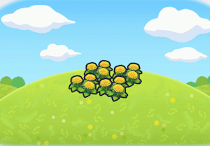 Yellow carpet habitat — attracts 3 Pokémon in Pokopia