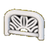 Arched barrier (leaf pattern)