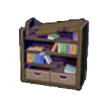 Broken bookcase