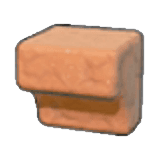 Carved light-brown rock