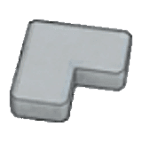 Concrete border (corner)