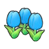 Cute flower (blue)