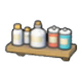 Decorative storage shelf