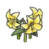 Elegant flower (yellow)