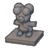 Fiery Magby statue