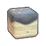 Muddy pure-white soil