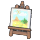 Painting (landscape) item in Pokémon Pokopia