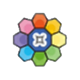 Rainbowish Badge item in Pokémon Pokopia