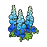 Robust flower (blue)