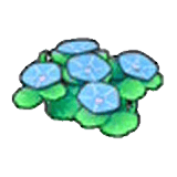 Seashore flowers (blue) item in Pokémon Pokopia