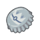 Silver Bottle Cap