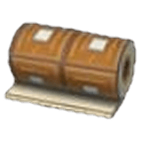 Stylish bronze wall (wallpaper)