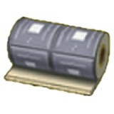 Stylish iron wall (wallpaper)