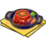 Tomato hamburger steak