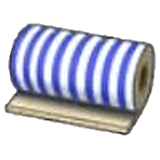 Vertical-stripe print (wallpaper)