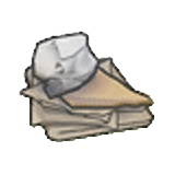 Wastepaper (outdoor) item in Pokémon Pokopia
