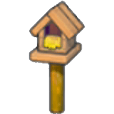 Wooden birdhouse